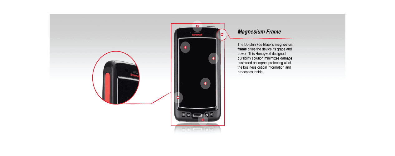 HONEYWELL TERMINALE MOBILE COMPUTER PISTOLE DI CODICI A BARRE 